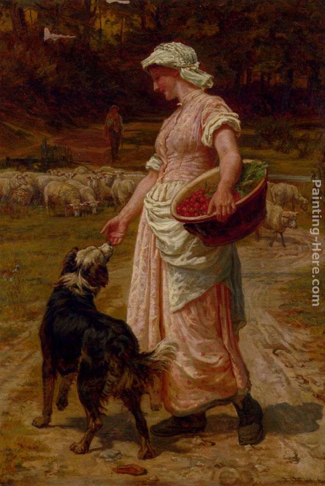 Love Me, Love My Dog painting - Frederick Morgan Love Me, Love My Dog art painting